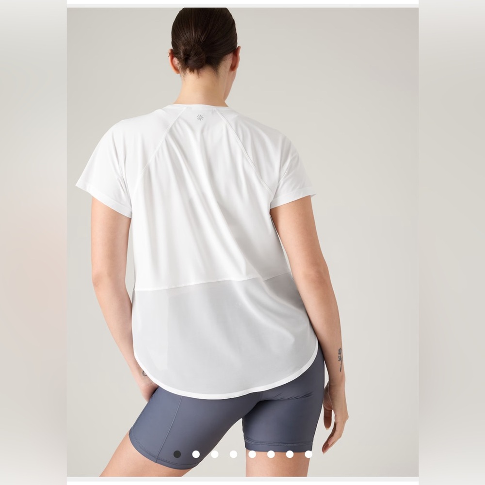 Athleta Mesh Tee Shirt